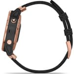 Garmin Fenix 6S Pro Sapphire Schwarz/Roségold, Nylon-Armband + Silikonarmband Schwarz - 010-02159-37