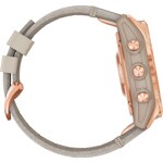 Garmin Fenix 7S Sapphire Solar Cuir beige - 010-02539-35