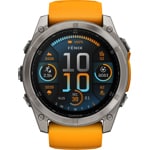 Garmin Fenix 8 - 51mm AMOLED Sapphire Graphit / Spark Orange