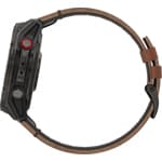 Garmin Fenix 8 Pro - 51mm AMOLED Sapphire Carbongrau / Leder braun - 010-03199-40