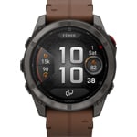 Garmin Fenix 8 Pro - 51mm AMOLED Sapphire Carbon Grey / Brown Leather