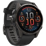 Garmin Fenix 8 - 43mm AMOLED Sapphire Schwarz / Carbongrau - 010-02903-21