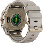 Garmin Fenix 8 - 43mm AMOLED Sapphire Softgold / Leder Kalkstein - 010-02903-40