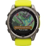 Garmin Fenix 8 - 51mm SOLAR Sapphire Graphit / Gelb - 010-02907-21