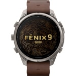 Garmin Fenix 9 Pro inReach -  47mm Titan / Leder braun