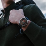 Garmin Fenix 9 Pro inReach - 47mm Titane / Cuir marron - 010-04336-41