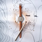 Garmin Lily 2 Classic Smartwatch Coyote Tan / Cream Gold - 010-02839-02