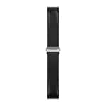 Garmin MARQ 3 QuickFit Black Leather Deployant Strap 22mm