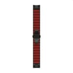 Garmin QuickFit Hybrid-Armband Titan / Silikon – Graues DLC 22mm - 010-12738-00