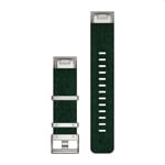 Garmin QuickFit Jacquard-weave nylon strap – Pine green 22mm - 010-13008-00