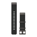 Garmin QuickFit Nylon-Armband mit Jacquardwebung – Schwarz 22mm