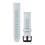 Garmin QuickFit Whitestone / Aqua silicone strap 20mm - 010-13279-07