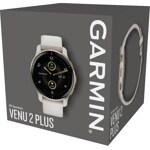 Garmin Venu 2 Plus Smartwatch Ivory / Gold - 010-02496-12