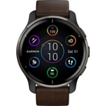 Garmin Venu 2 Plus Smartwatch Schwarz / Braun - 010-02496-15