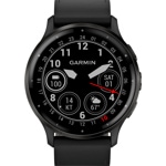 Garmin Venu 3 Smartwatch Noir / Gris avec bracelet en cuir