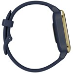 Garmin Venu SQ Music Edition Smartwatch Dunkelblau / Gold - 010-02426-12