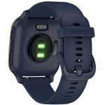 Garmin Venu SQ Music Edition Smartwatch Dunkelblau / Gold - 010-02426-12