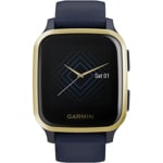 Garmin Venu SQ Music Edition Smartwatch Dunkelblau / Gold - 010-02426-12