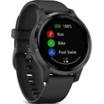 Garmin Vívoactive 4s Smartwatch HR Black - 010-02172-12