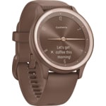 Garmin Vívomove Sport Hybrid Smartwatch Cocoa / Peach Gold - 010-02566-02