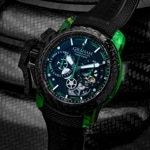 Graham Chronofighter Superlight Carbon Skeleton - Translucent Green - 2CCCK.G01A