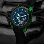 Graham Chronofighter Superlight Carbon Skeleton - Translucent Green - 2CCCK.G01A
