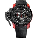 Graham Chronofighter Superlight Carbon Skeleton - Translucent Red