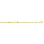 Engravable Bracelet 375/9 K Yellow Gold Classic 1.4mm - 630027.2-14