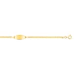 Gravurarmband 375/9 K Gelbgold klassisch 2.2mm - 630033-14