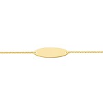 Gravurarmband 750/18 K Gelbgold 0.8mm