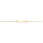 Gravurarmband 750/18 K Gelbgold 0.8mm - FR30BD8-14