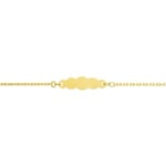 Gravurarmband 750/18 K Gelbgold 1.2mm