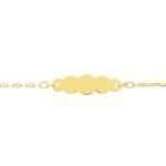 Gourmette bébé or jaune 750/18 ct 1.5mm