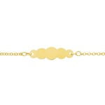 Gravurarmband 750/18 K Gelbgold 1.5mm