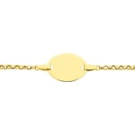 Baby Bracelet 750/18 K Yellow Gold 1.8mm