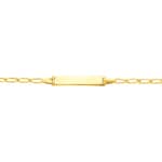 Gravurarmband 750/18 K Gelbgold 2.3mm - 14cm