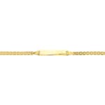 Gravurarmband 750/18 K Gelbgold 2.8mm - 14cm