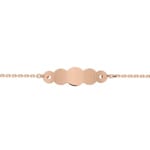 Gravurarmband 750/18 K Roségold 1.2mm
