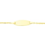 Baby Cable Bracelet 750/18 K Yellow Gold 1.6mm - 13cm