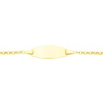 Baby Cable Bracelet 750/18 K Yellow Gold 1.6mm - 13cm