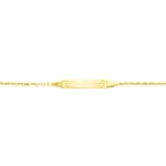 Gravurarmband Anker 750/18 K Gelbgold 1.7mm - 14cm