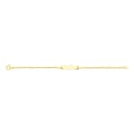 Gourmette bébé forçat or jaune 750/18 ct 1.8mm - 14cm - F60BBO-14