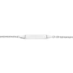 Baby Cable Bracelet 750/18 K White Gold 2.3mm - 14cm