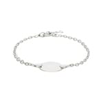 Gravurarmband Anker 925 Silber rhodiniert 2.0mm