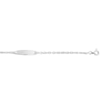 Gravurarmband Anker 925 Silber rhodiniert 2.2mm