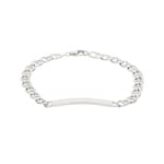 Gravurarmband Fantasie 925 Silber rhodiniert 6.5mm