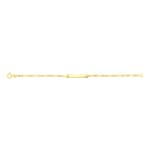 Baby Figaro Bracelet 3+1 750/18 K Yellow Gold 2.5mm - 14cm - 528.2BBR-14