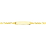 Baby Figaro Bracelet 3+1 750/18 K Yellow Gold 2.9mm - 14cm