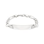 Gravurarmband Figaro 925 Silber 7.8mm