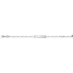 Baby Bracelet 375/9 K White Gold - BBE900614